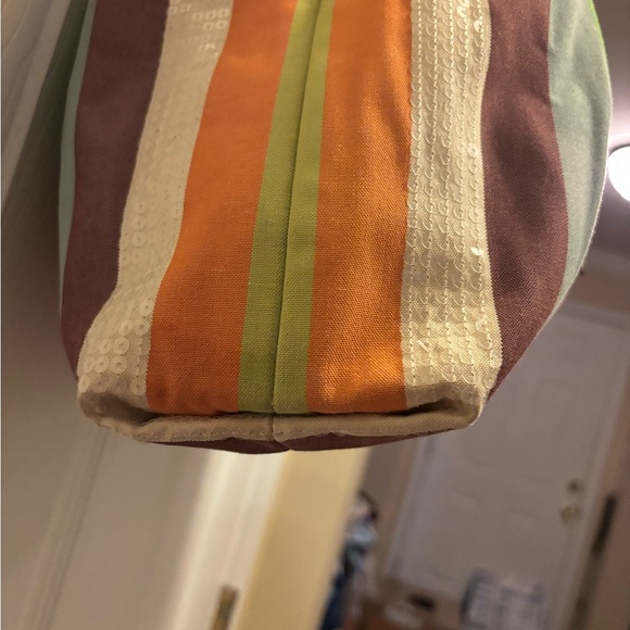 Coach Poppy Y2K 2010 (16326) Heritage Legacy Stripe Large Tote in EUC (#1) - Picture 11 of 14